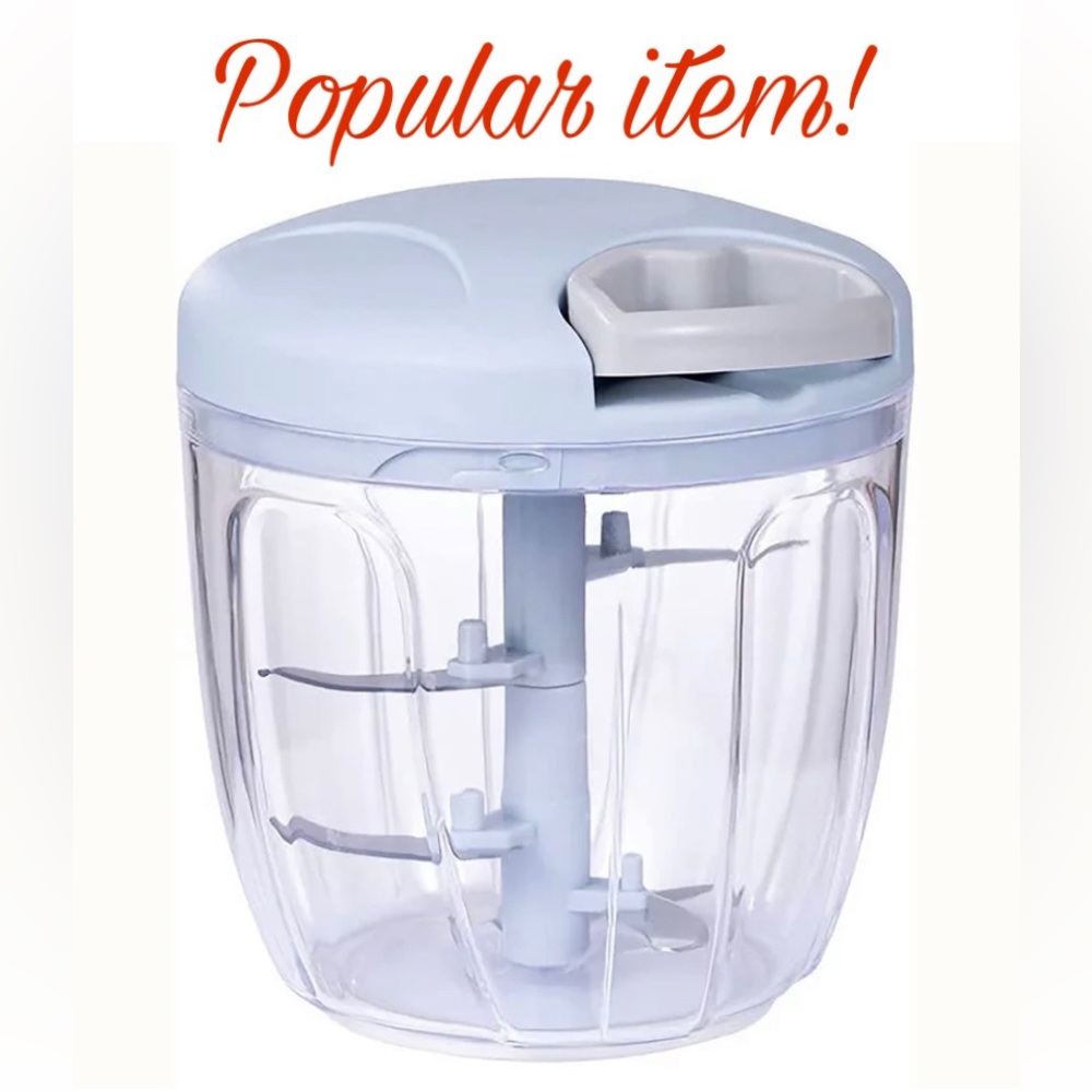 Garlic chopper Pull string Garlic onion chopper quality popular vegetable slicer